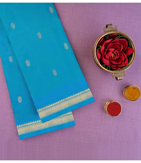 Picture of Sarees Kpm Silk With Blouse 11
