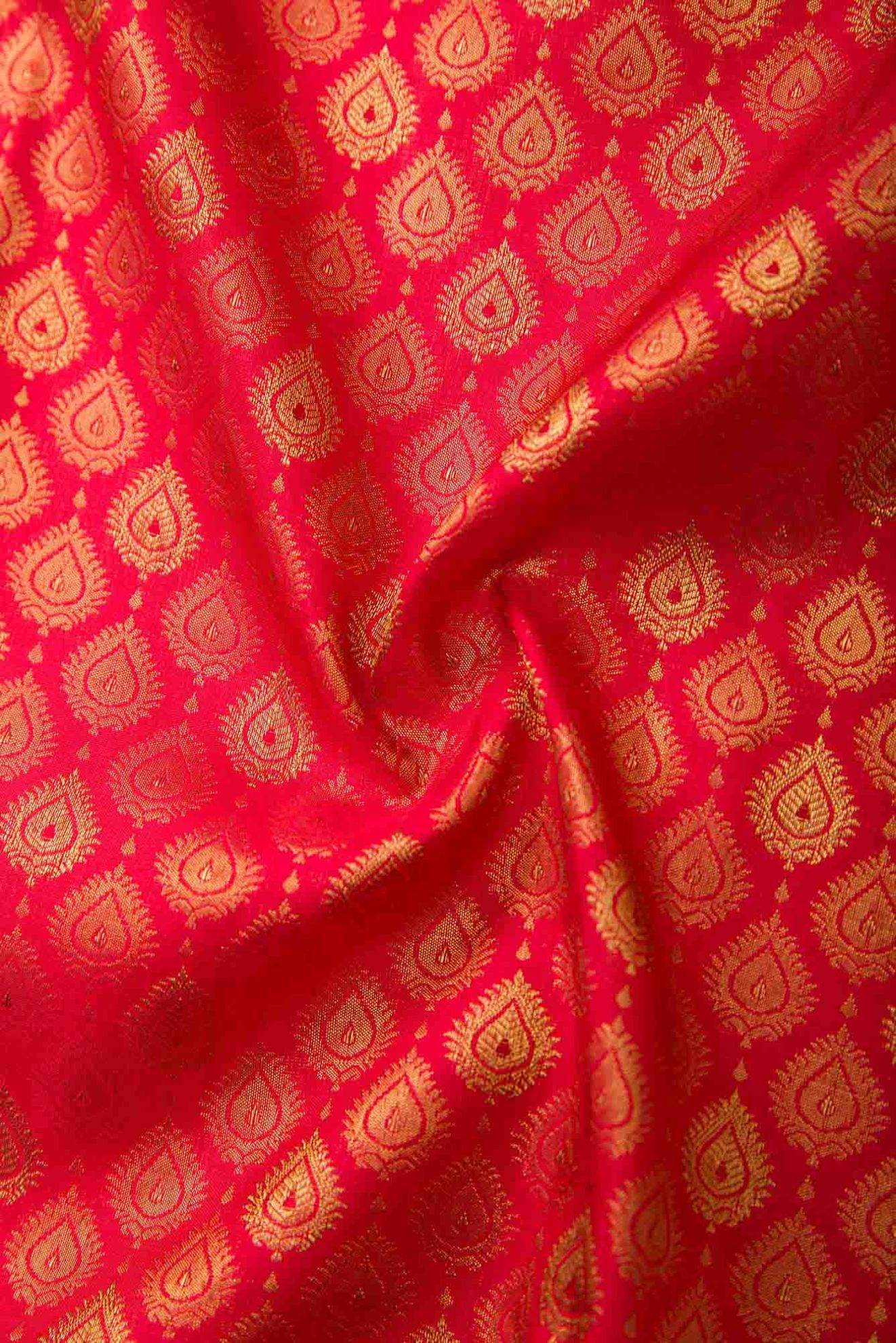 Picture of Red Kanchipuram Silk Saree