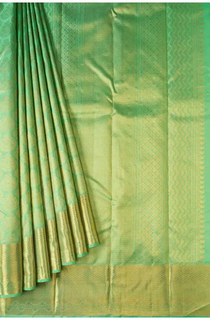 Picture of Green Kanchipuram Silk Saree