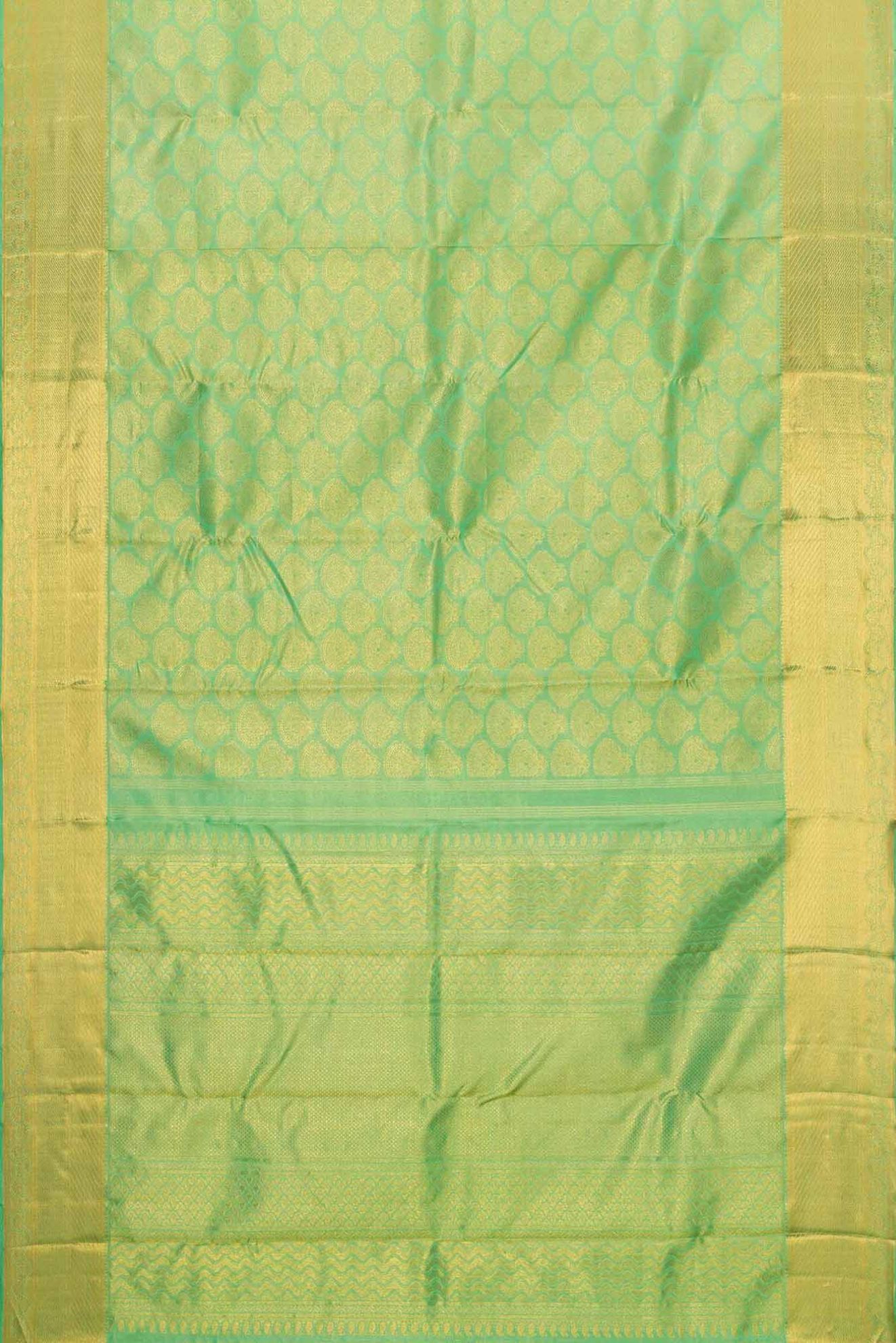 Picture of Green Kanchipuram Silk Saree