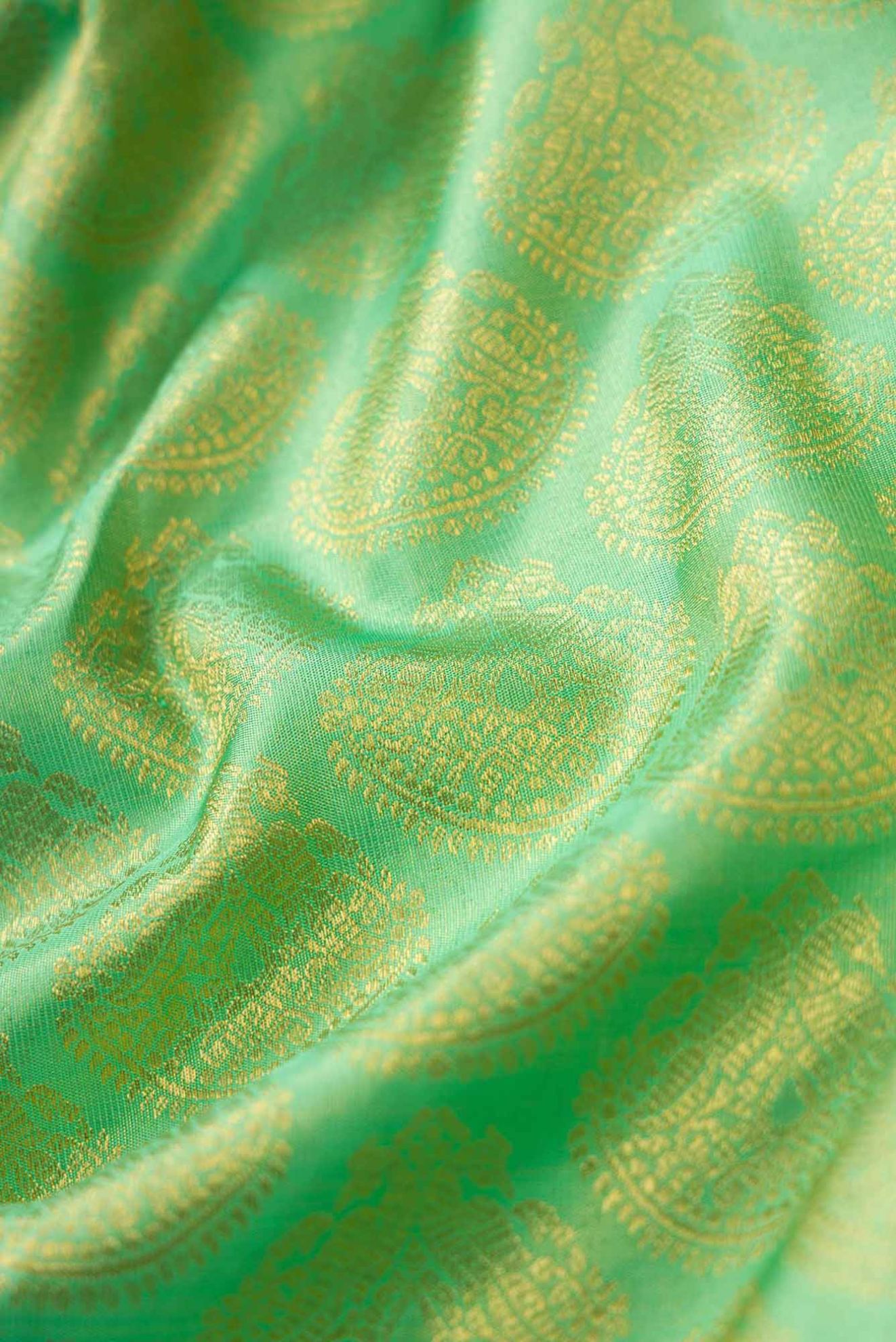 Picture of Green Kanchipuram Silk Saree